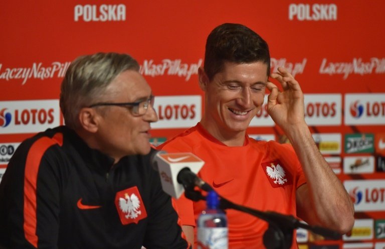 Lewandowski hace oídos sordos a las ofertas del Arsenal. AFP