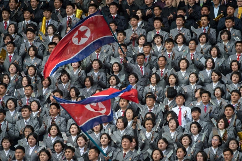 El estadio Kim Il Sung acogió el partido. AFP