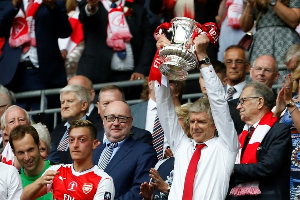 Arsenal have won the FA Cup in three out of the last four seasons. AFP