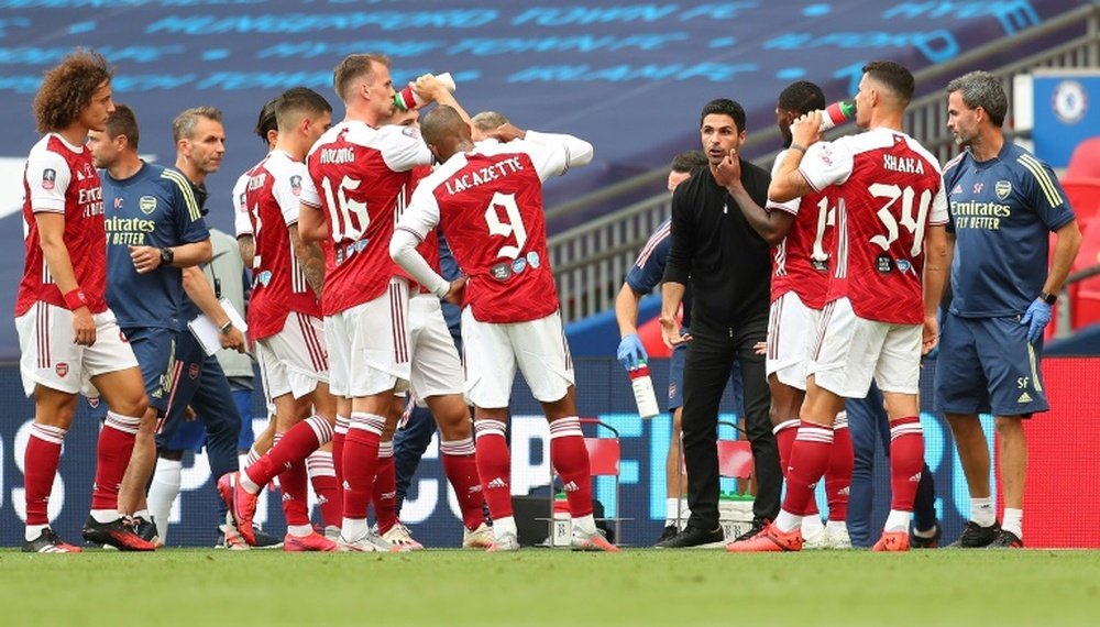 Arteta met tout le monde sur le même pied d'égalité. AFP
