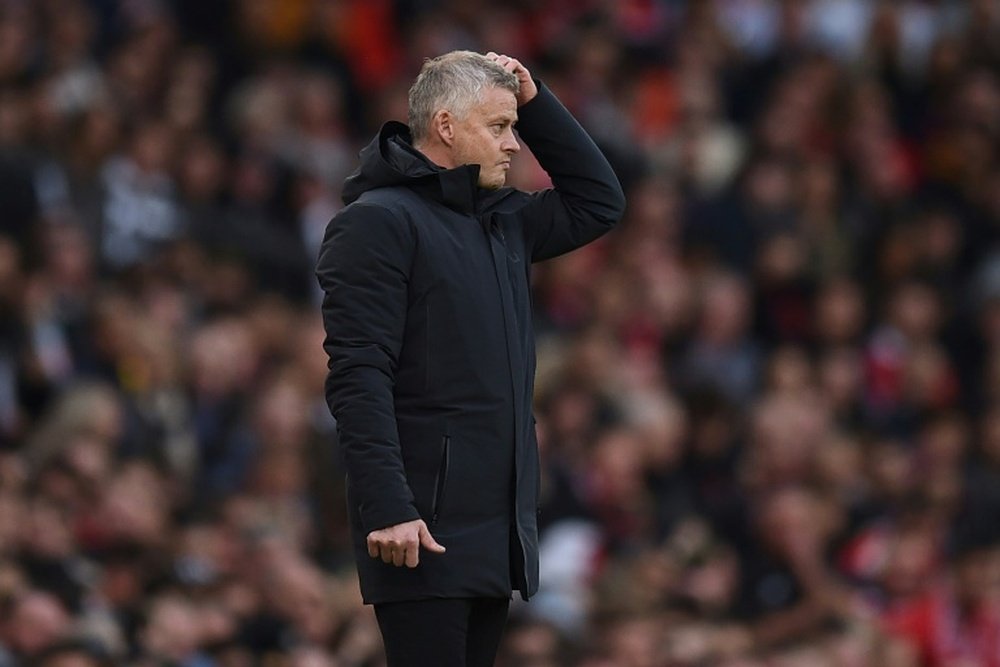 Manchester United manager Ole Gunnar Solskjaer. AFP