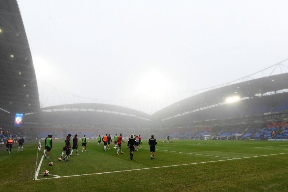 La plantilla del Bolton Wanderers no cobró en febrero. AFP