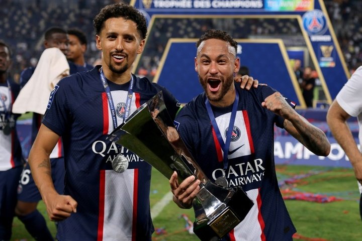 Le PSG remporte le Trophée des Champions 2022/23. AFP
