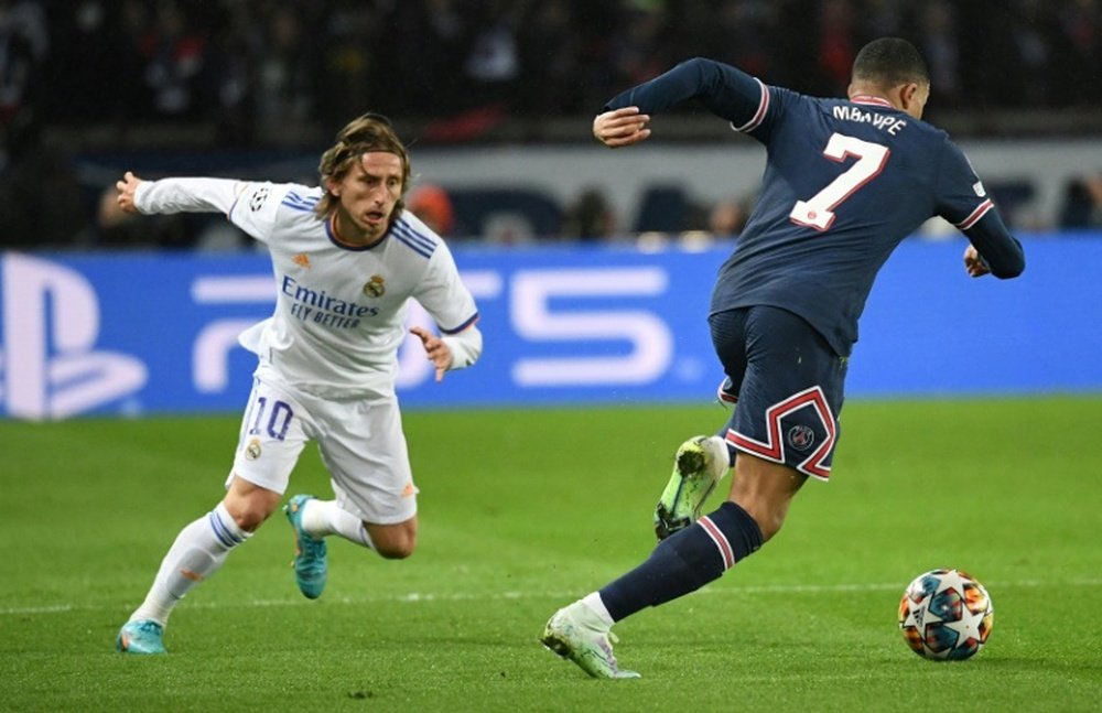 Modric fait une blague sur Mbappé après son transfert avorté. AFP