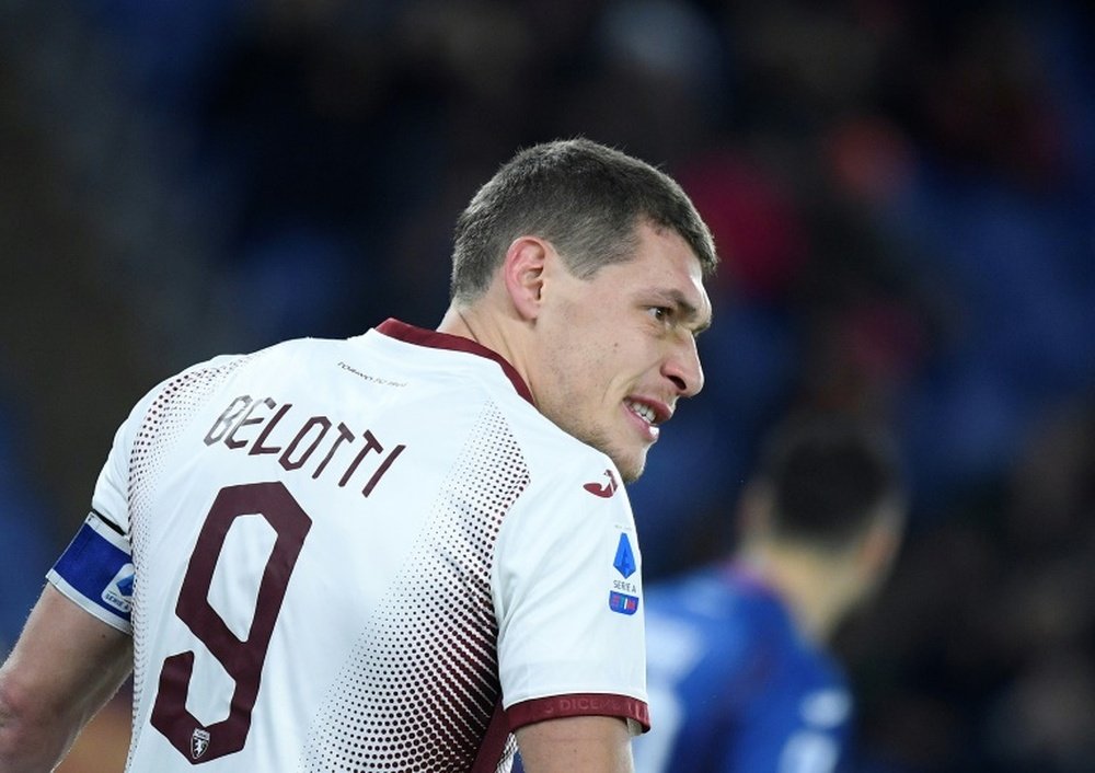 Andrea Belotti está sin equipo tras su paso por el Torino. AFP