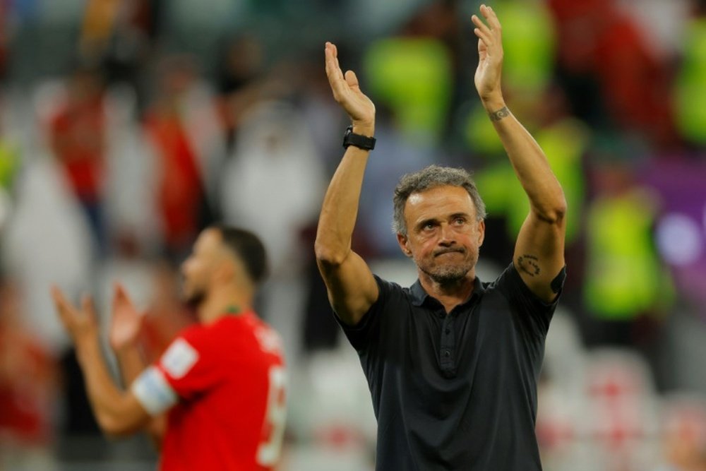 Luis Enrique explicó su experiencia en Catar. AFP