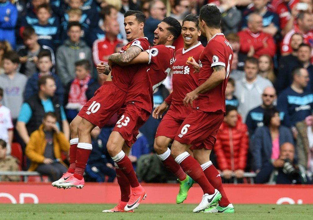 O Liverpool bateu o Southampton por esclarecedores 3-0. AFP