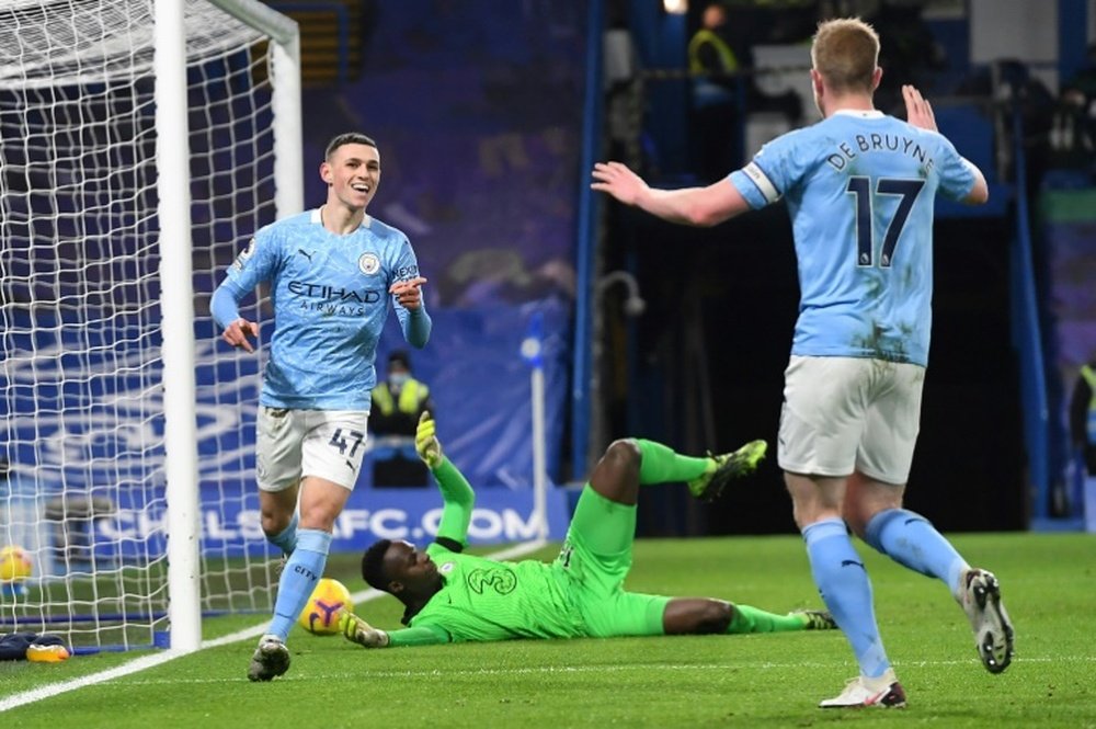 City veut que Sterling et Foden suivent les traces de De Bruyne. AFP