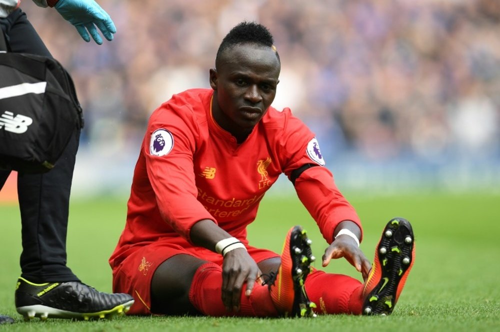 Liverpools leading socrer, Senegalese midfielder Sadio Mane. AFP