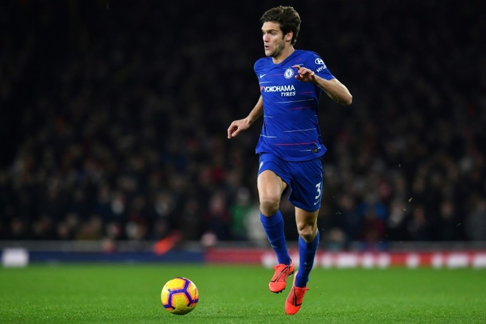 Marcos Alonso ouvre la porte au Real. AFP