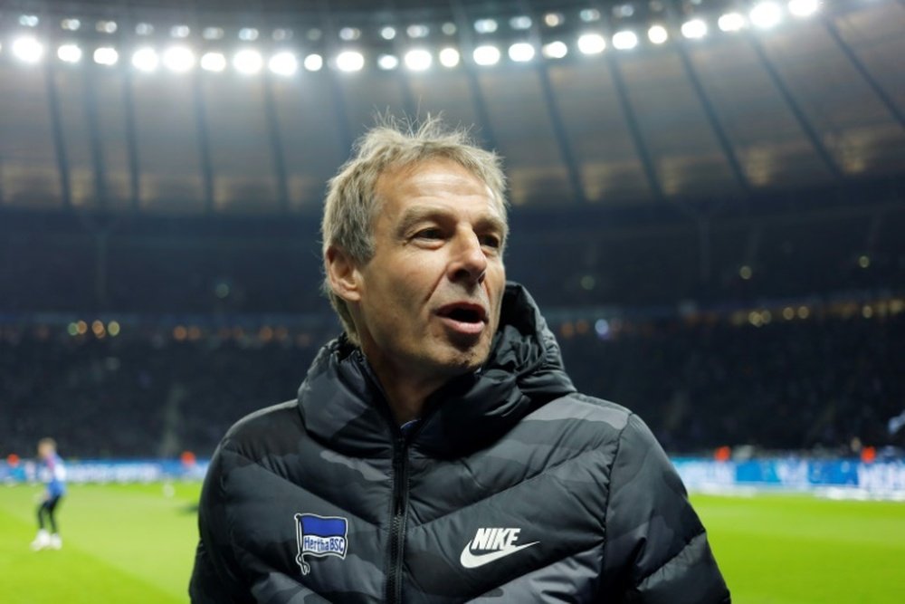 Fin de l'aventure pour Klinsmann au Hertha. AFP