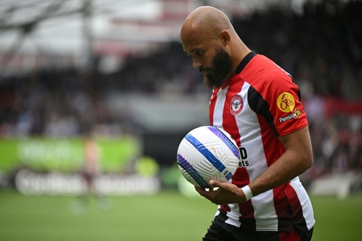Bryan Mbeumo scored 20 Premier League goals for Brentford this season. AFP