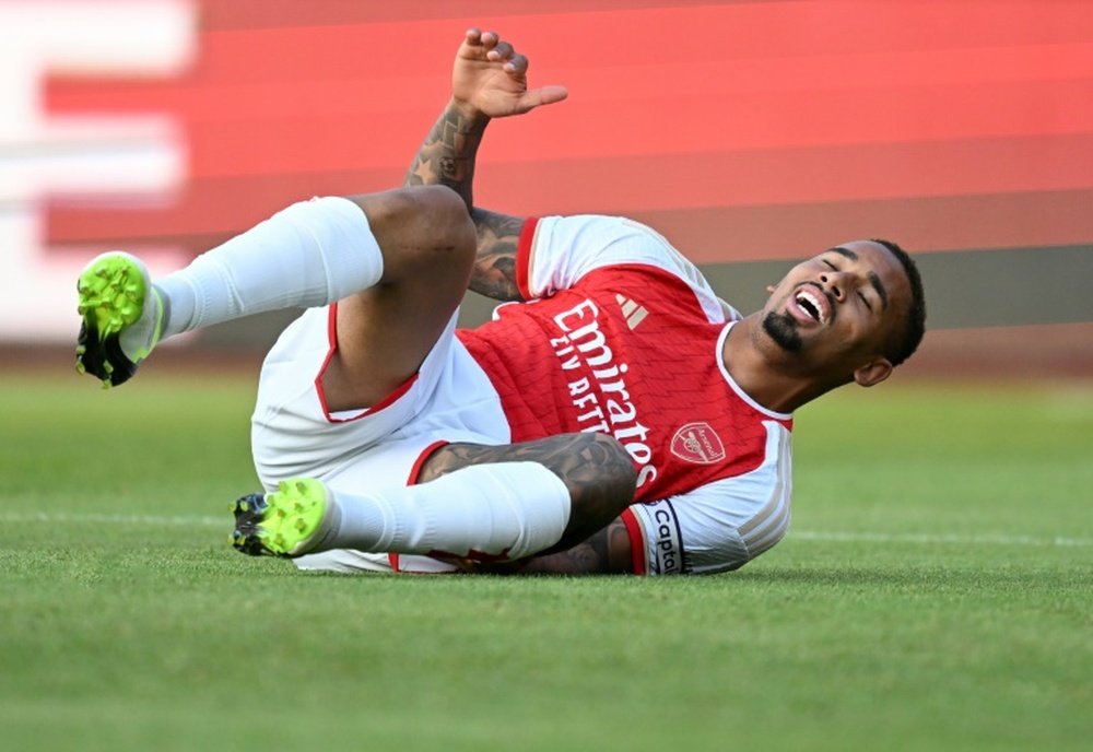 Arteta donne des nouvelles de Gabriel Jesus. AFP