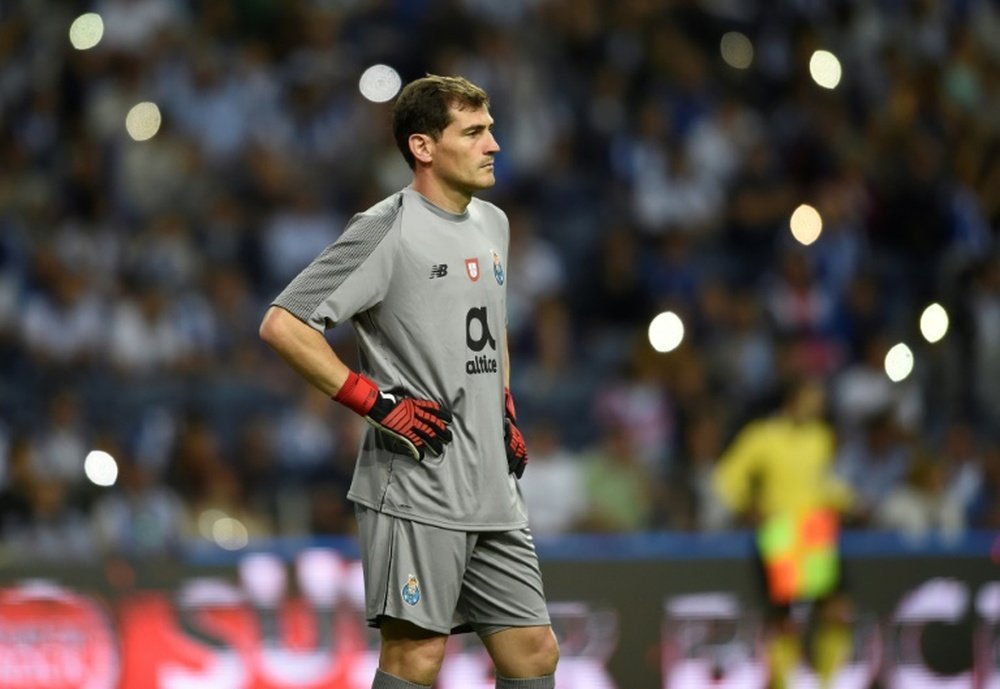 Casillas quiere retirarse en el Oporto. AFP