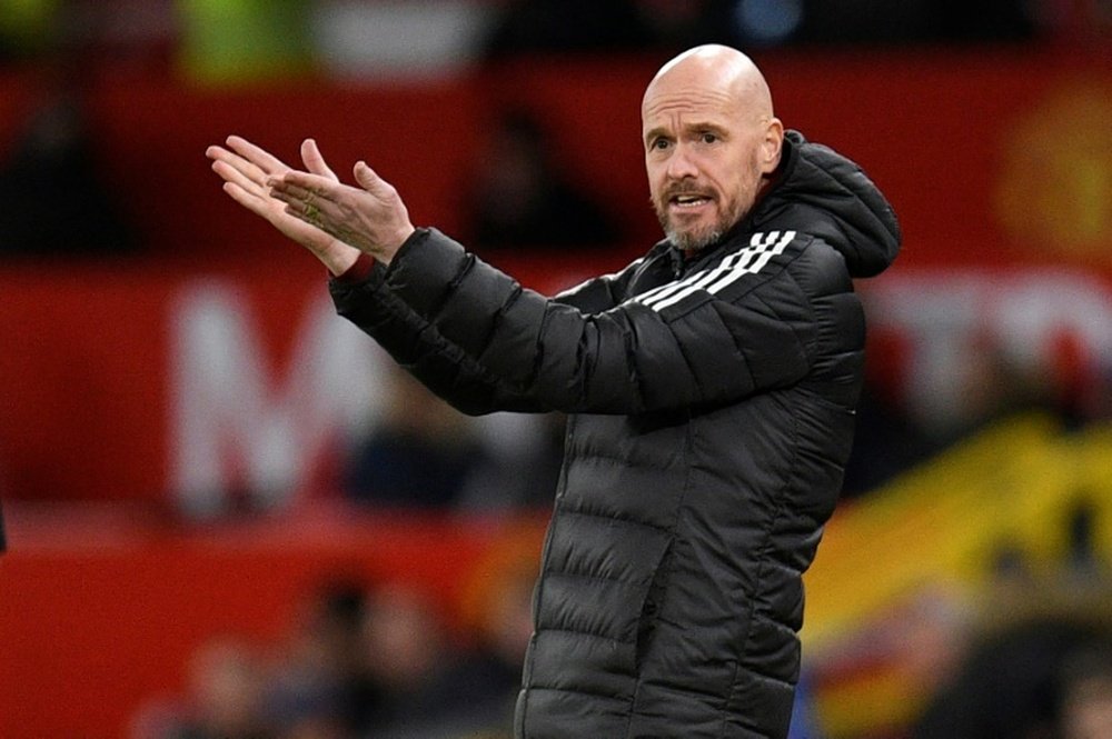 Ten Hag defendió a Maguire. AFP