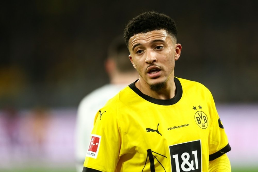 Jadon Sancho : Je suis le plus heureux quand je joue. afp