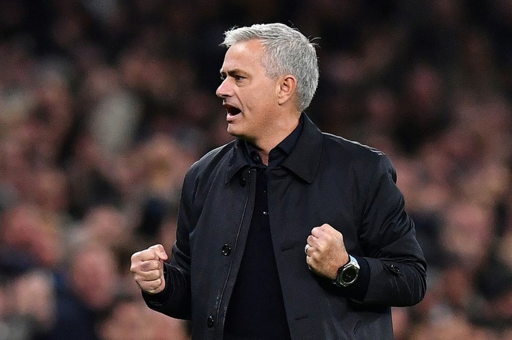 Mourinho llega a los 100 triunfos europeos. AFP