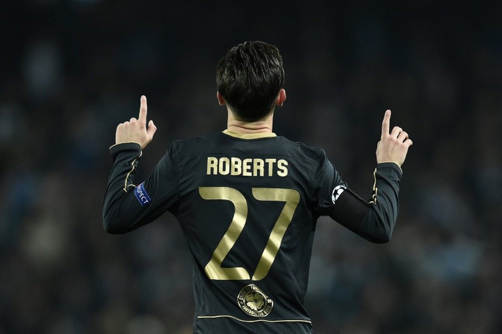 Roberts is set for a loan move back to Celtic. AFP