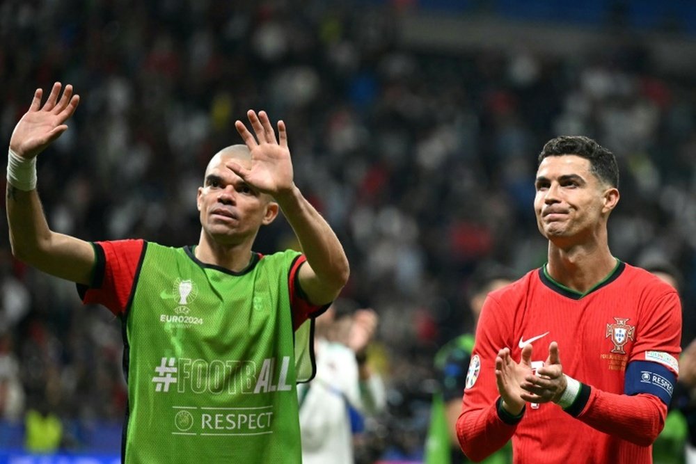 Pepe is receiving messages from his former teammates and clubs. AFP