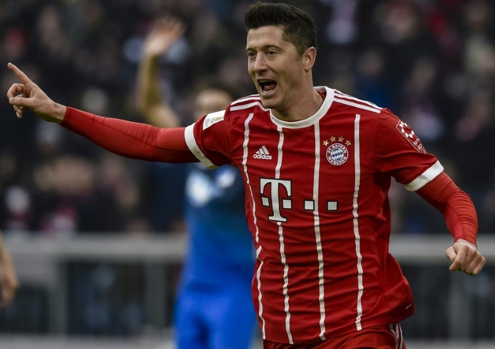 Two goals in four minutes sparked Bayern's come-back victory. AFP