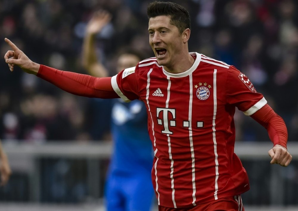 Lewandowski volverá a encontrarse con el Real Madrid. AFP