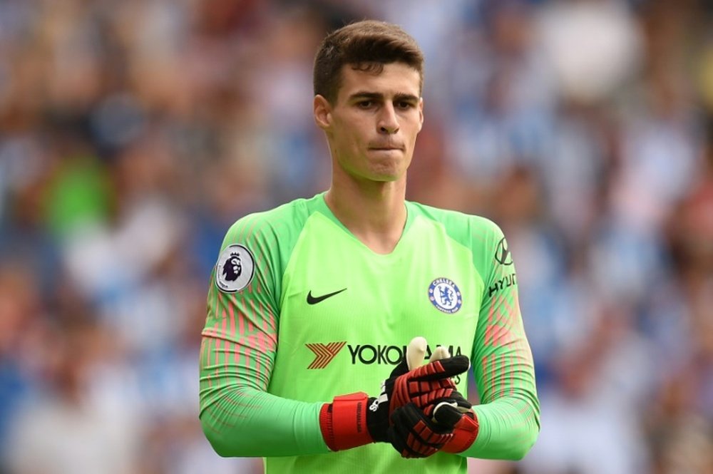 Kepa joined Chelsea on a world-record fee. AFP