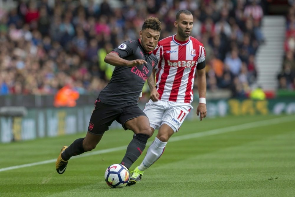 Oxlade-Chamberlain has been heavily linked with a move to Chelsea this summer. AFP