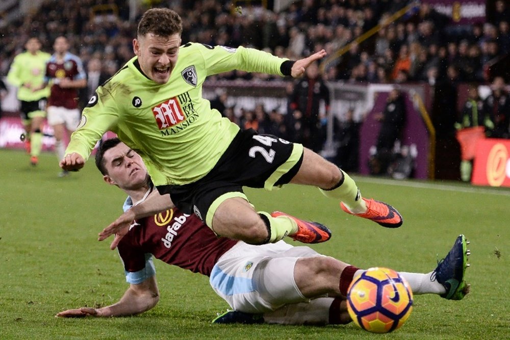 El jugador del Burnley sigue en la órbita del United y del Everton. AFP