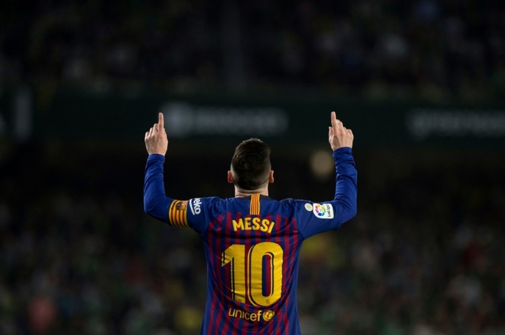 A decisão de Messi. AFP