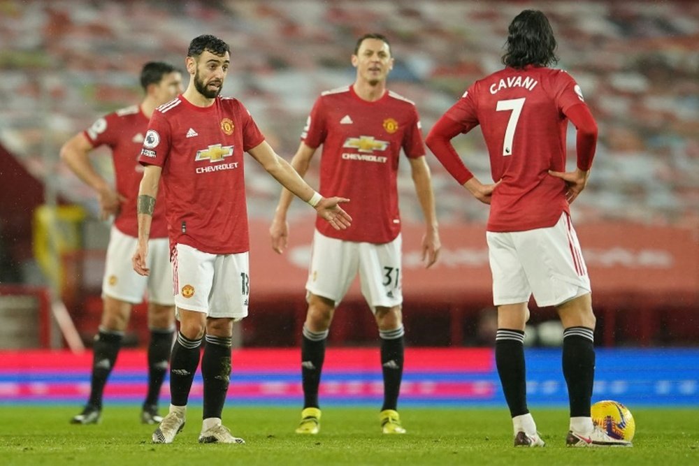 Manchester United perd la tête face à la lanterne rouge. AFP