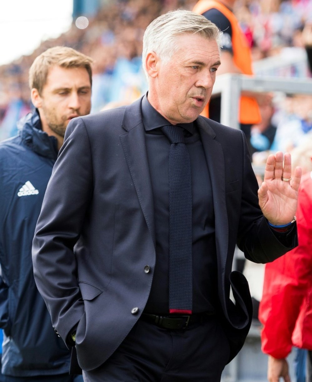 Ancelotti's position is under increasing scrutiny after a stuttering start to the season. AFP