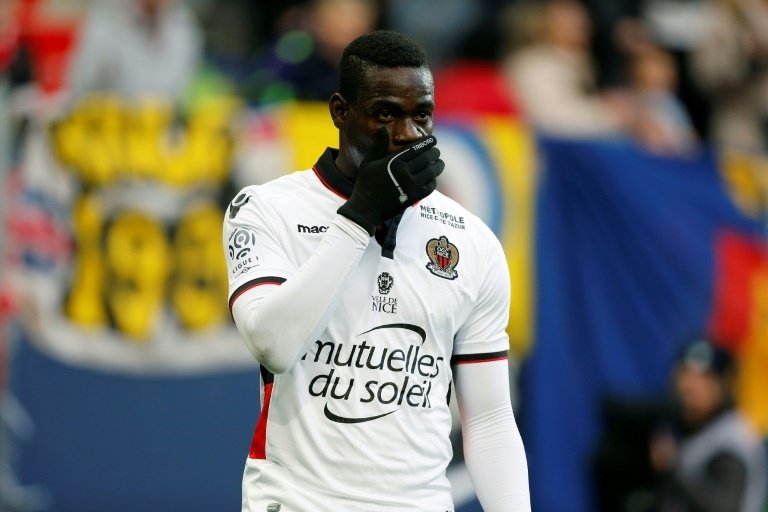 Nice forward Mario Balotelli has scored seven goals in nine games this season. AFP