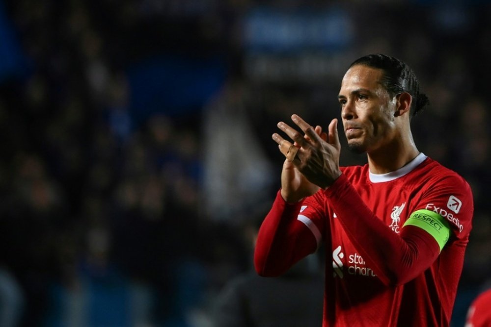 Virgil van Dijk urges team to take defeat as a wake up call for UCL game and PL season. AFP