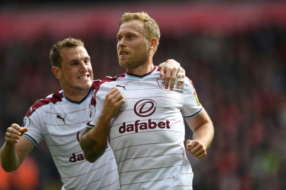 Scott Arfield could miss out on the match on Thursday. AFP