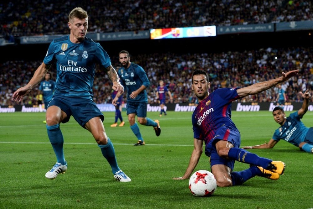 Kroos s'est exprimé sur le FC Barcelone de cette saison. AFP