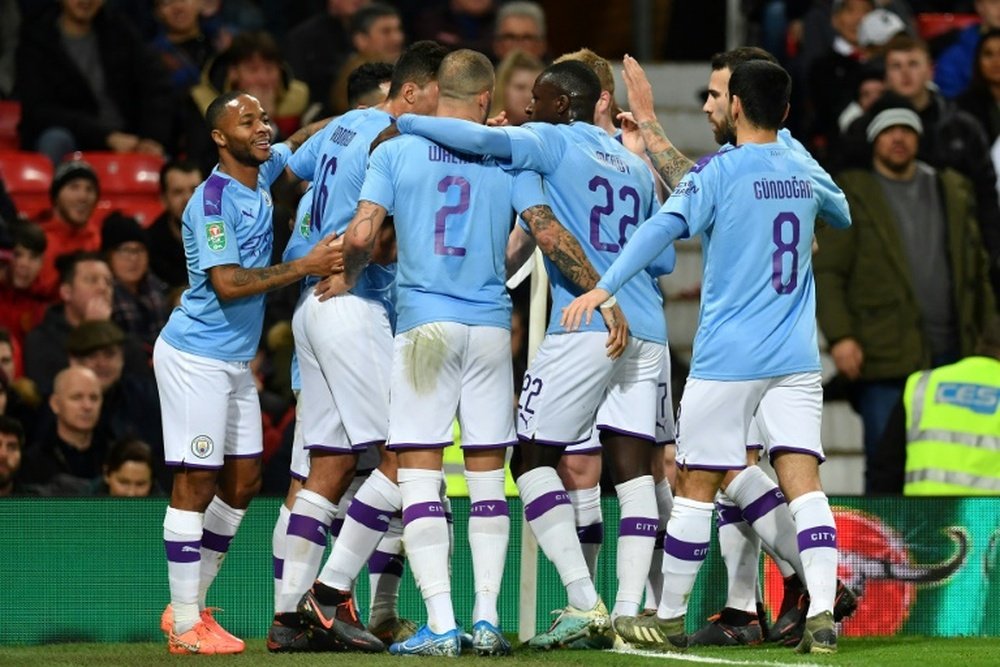 L'épique montée de Manchester City de troisième à deuxième division. AFP