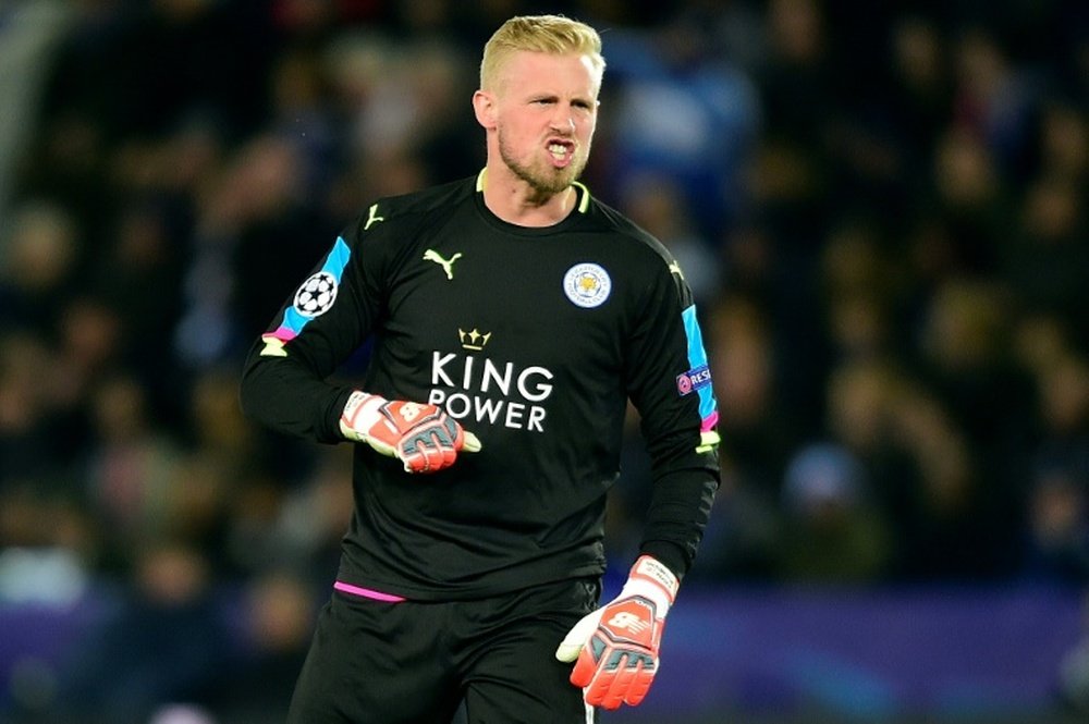 Schmeichel rages at inconsistent refs after Leicester lose at Manchester City. AFP