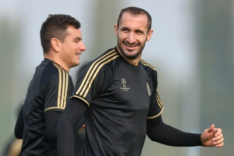 Juventus defender Giorgio Chiellini, pictured on October 20, 2015, injured his calf during a 2-0 victory at Frosinone