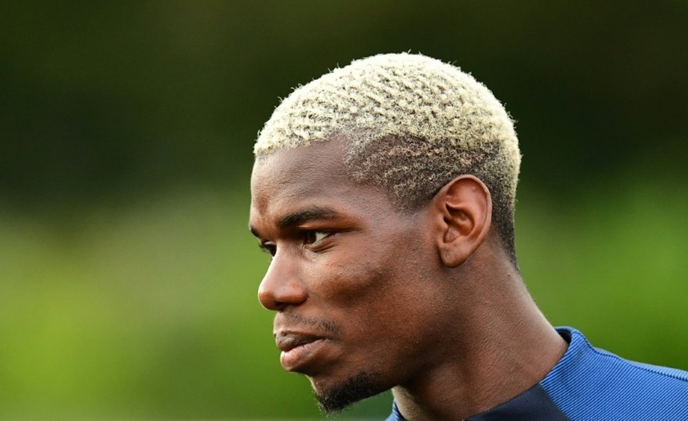 Pogba disappointed his team-mates. AFP