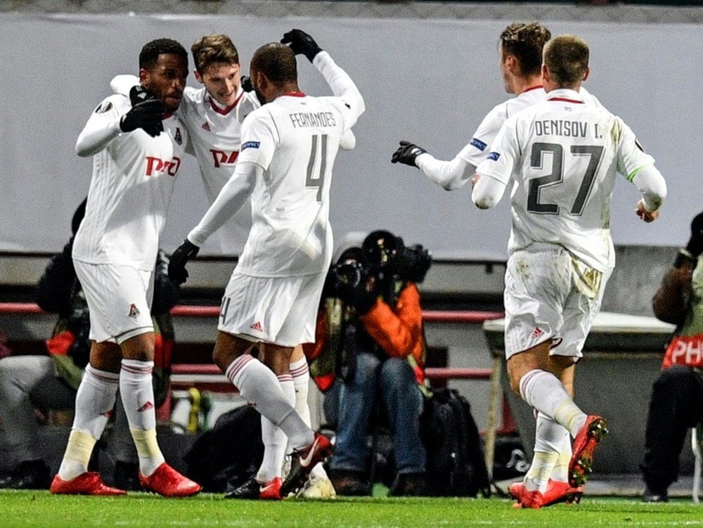 Lokomotiv Moscow are six points clear at top of the Russian Premier League. AFP
