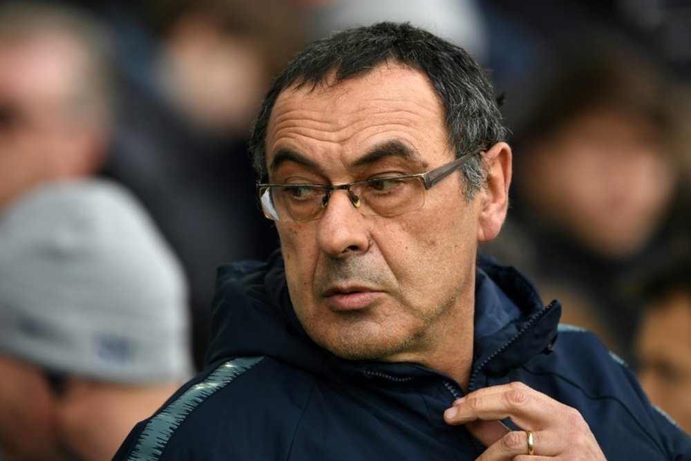 Sarri still has belief. AFP