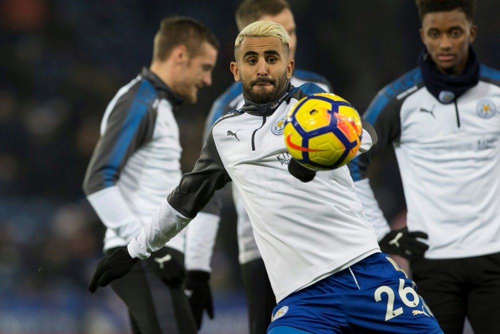 Mahrez staying put. AFP