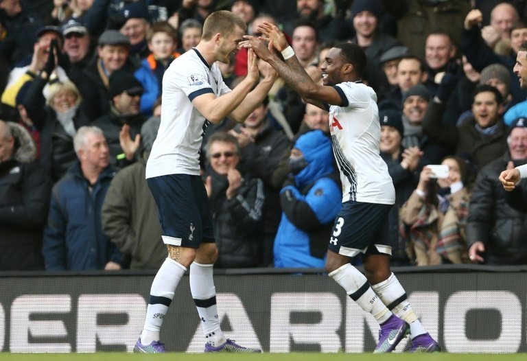 A winner by Danny Rose (right) caps Tottenham Hotspurs fightback against Swansea at White Hart Lane in London, on February 28, 2016