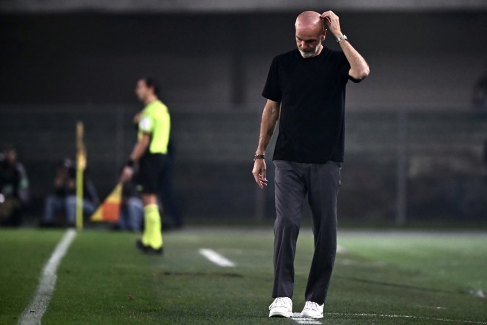 Stefano Pioli remarcó el mal momento que atraviesa su equipo. AFP