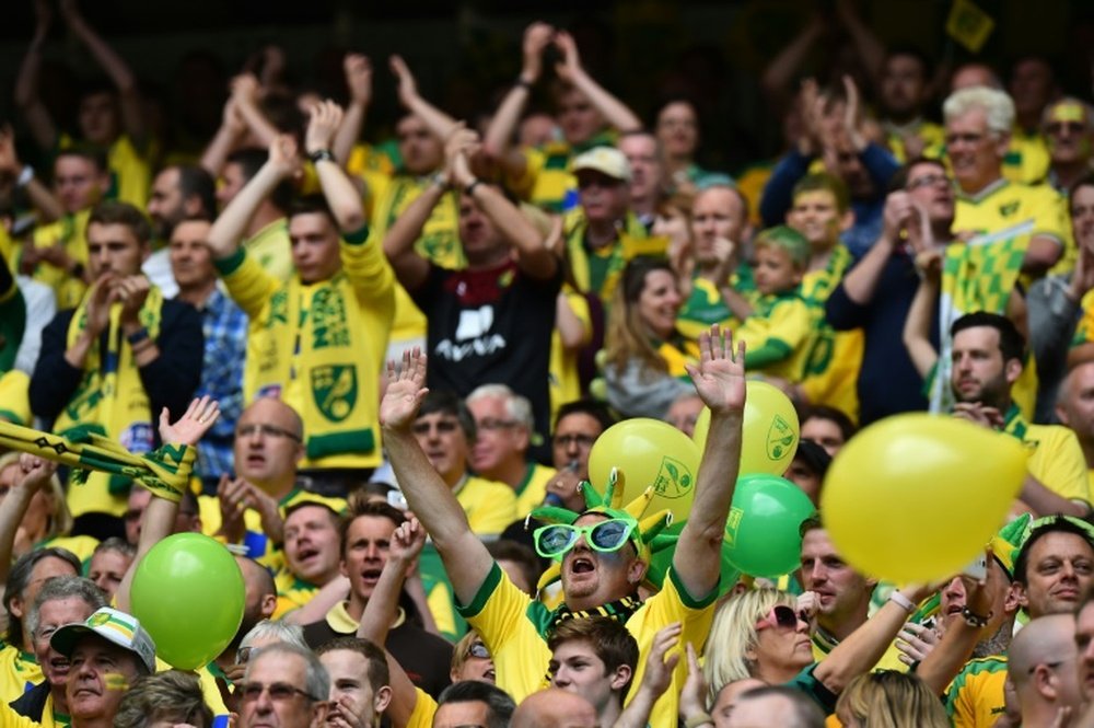 Norwich swept to the top of the English Championship scoreboard with a 3-1 victory over Burton. AFP