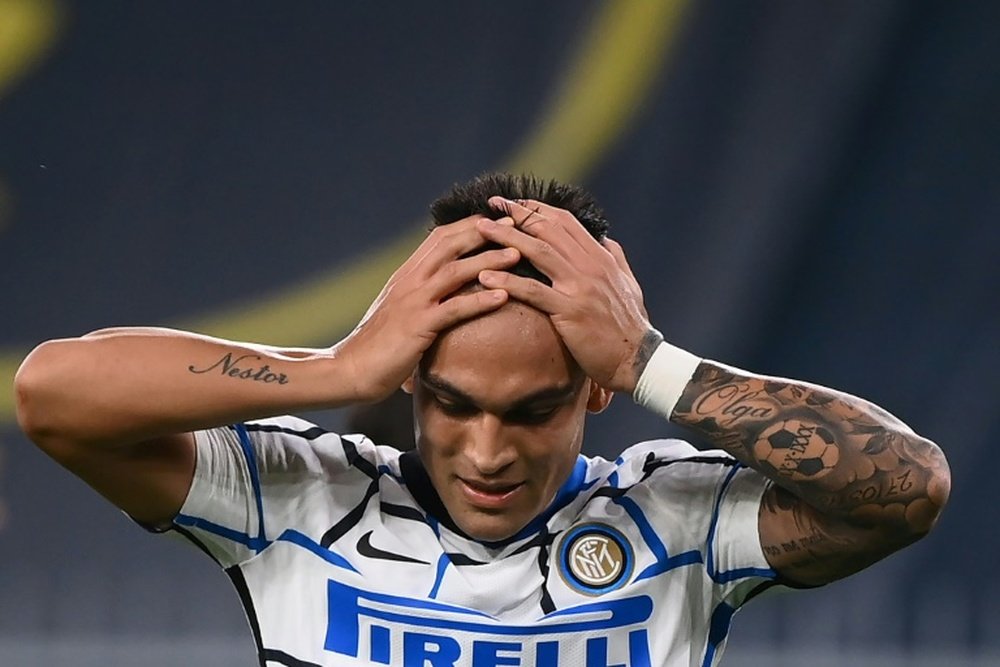Lautaro et l'inter ne s'entendent toujours pas sur une prolongation. AFP