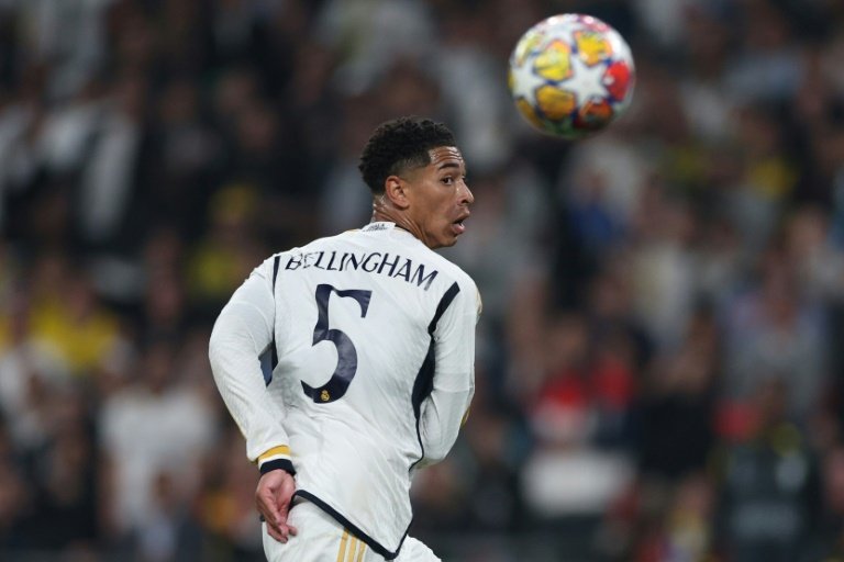 Bellingham won three titles in his first year at Real Madrid. AFP