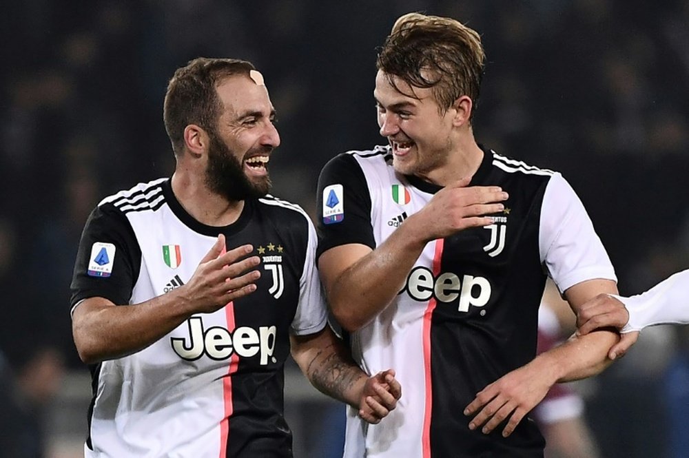 En Holanda ven a De Ligt mucho más completo gracias a la Juventus. AFP