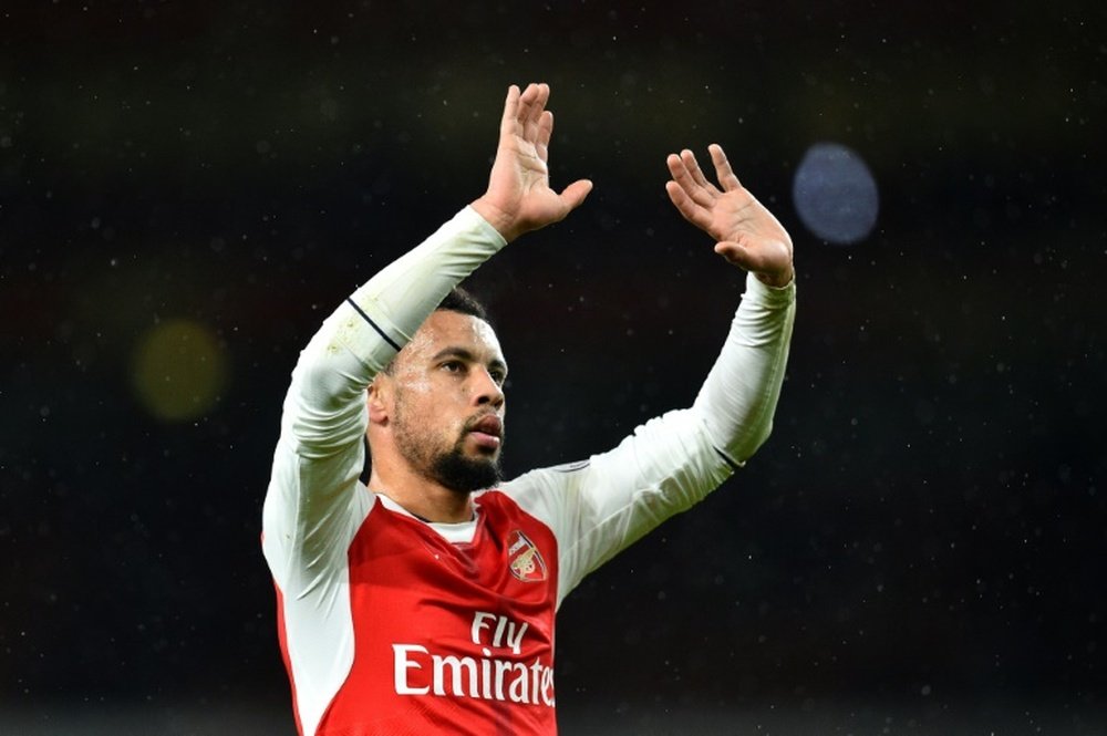 Arsenals French midfielder Francis Coquelin suffered an hamstring injury. AFP