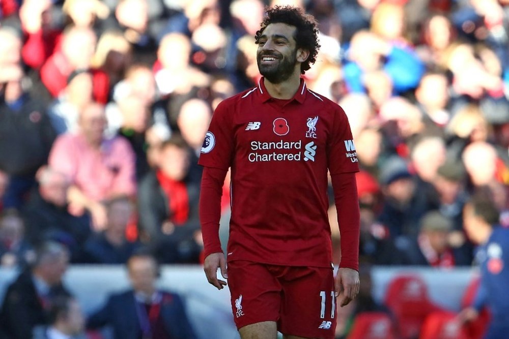El futuro de Salah podría estar fuera de Liverpool. AFP